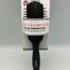 BROSSE PNEUMATIQUE SEMI RECTANGLE PICOTS PERLES NOIR MAT