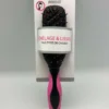 BROSSE TUNNEL SEMI RECTANGLE PICOTS PERLES ROSE