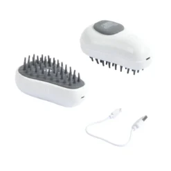 BROSSE VAPEUR USB REGLABLE ATTRAPE POILS ANIMAUX