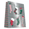 CABAS CHAUSSETTE DE NOEL 26X13X32CM
