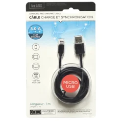 CABLE CHARGE ULTRA RAPIDE 3A MICRO USB