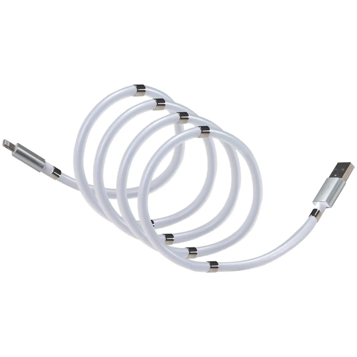 CABLE RAPIDE 2A CHARGE SYNC 10 MAGNETS IPHONE