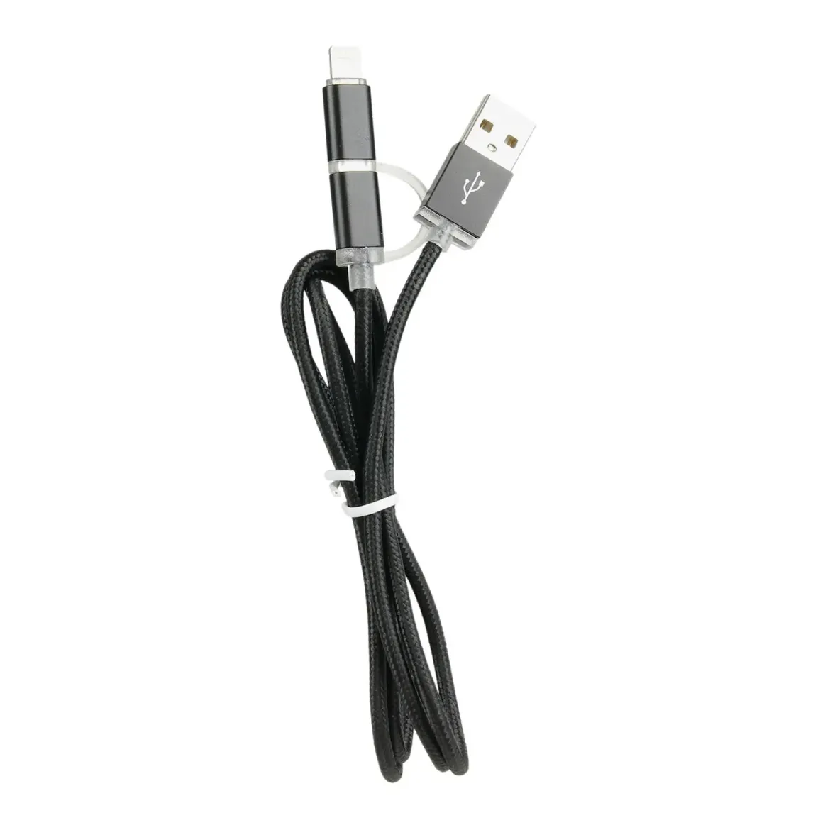 CABLE TRESSE 2 EN 1 MICRO USB TYPE C
