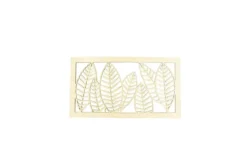 CADRE EN BOIS DECOUPE DECO FEUILLAGE 40 X 22 X 0.45CM