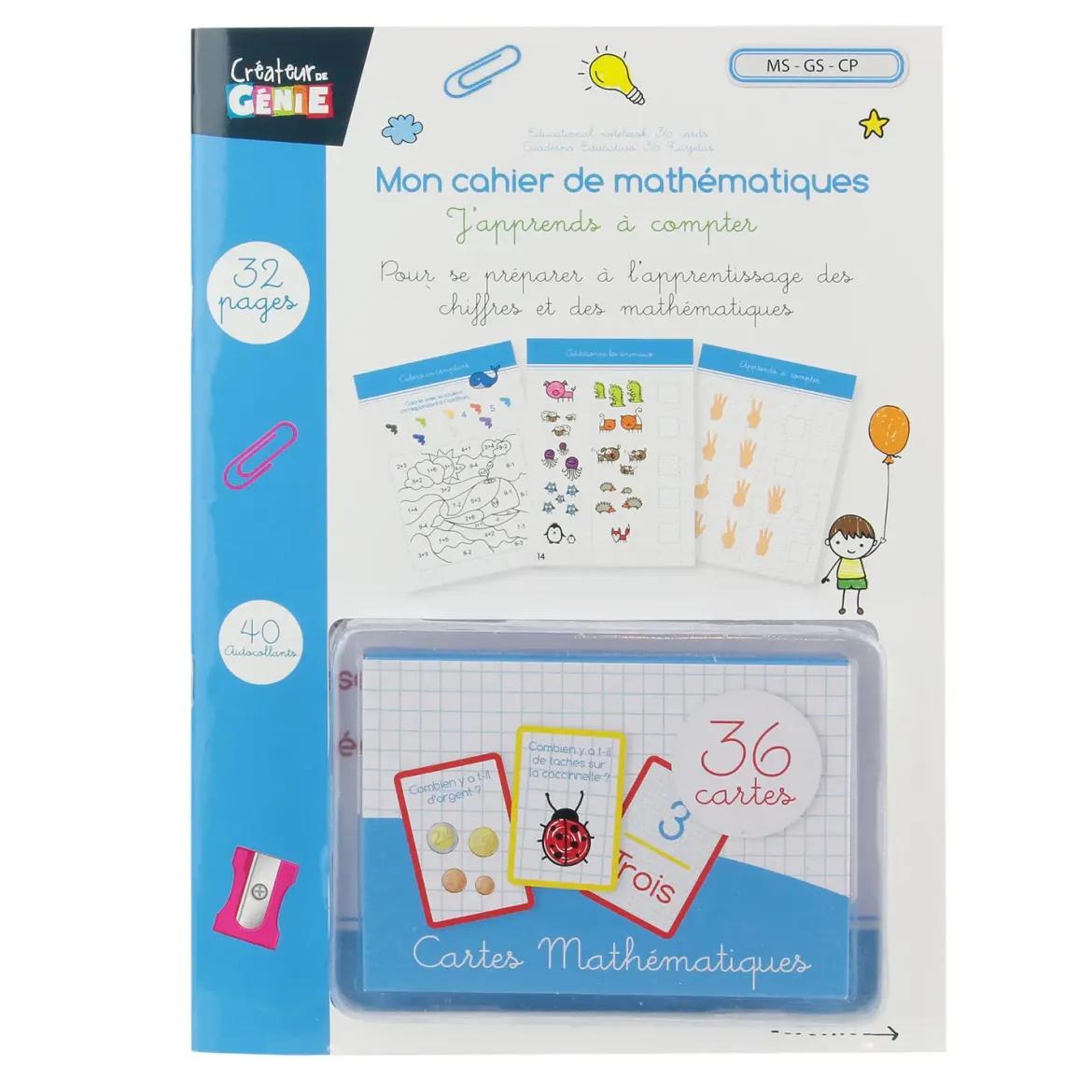 CAHIER D ACTIVITES EDUCATIF X36 CARTES