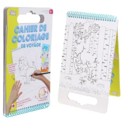 CAHIER DE COLORIAGE AVEC POIGNEE 24.3X15CM