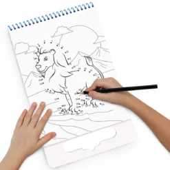 CAHIER DE COLORIAGE AVEC POIGNEE 24.3X15CM