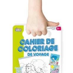 CAHIER DE COLORIAGE AVEC POIGNEE 24.3X15CM
