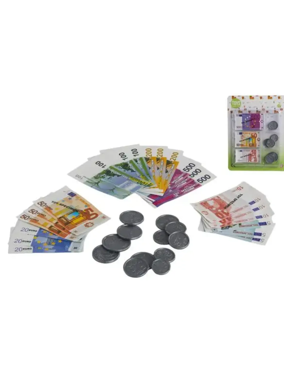CAISSIER EURO AVEC BILLETS ET PIECES