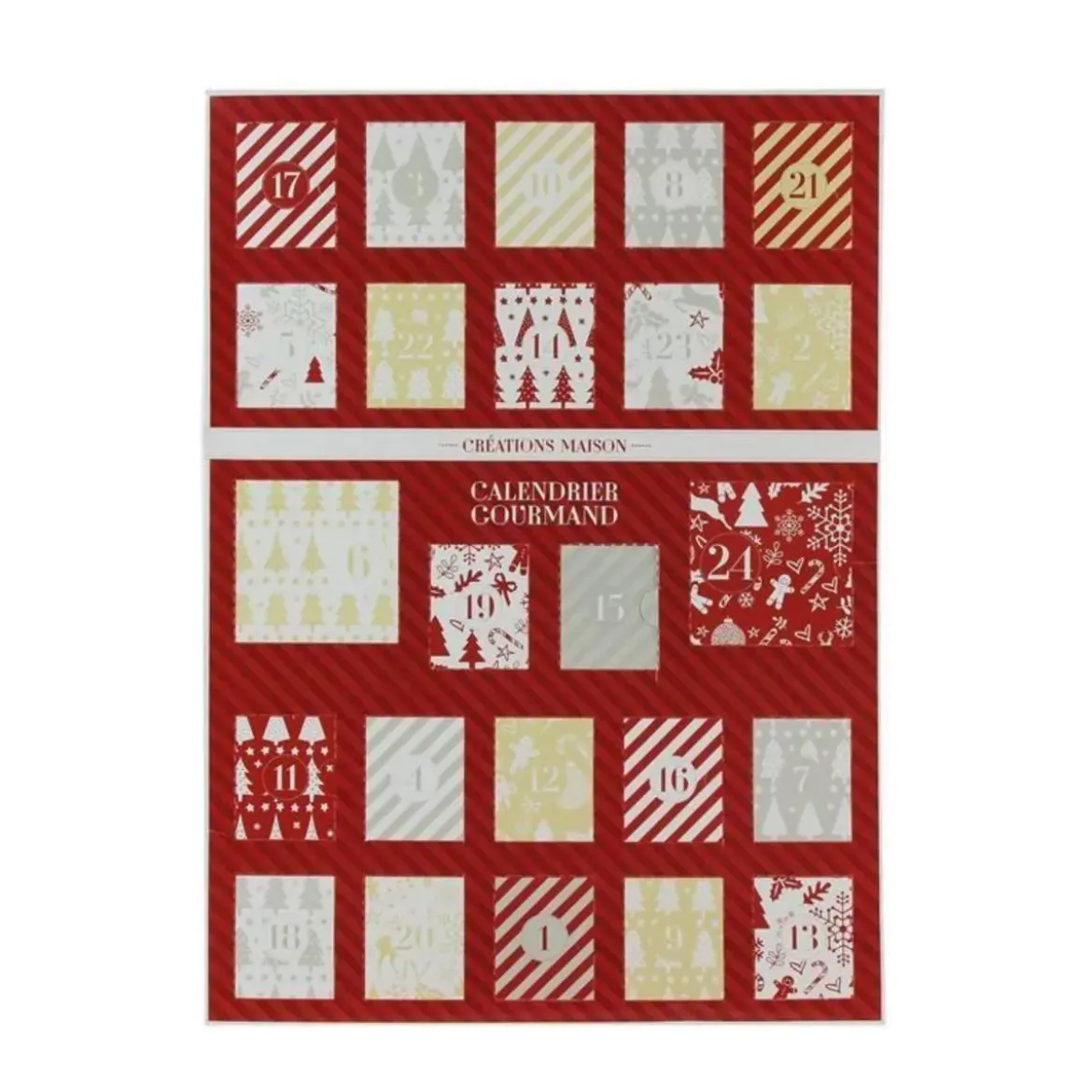 CALENDRIER DE L AVENT A CONFECTIONNER M18