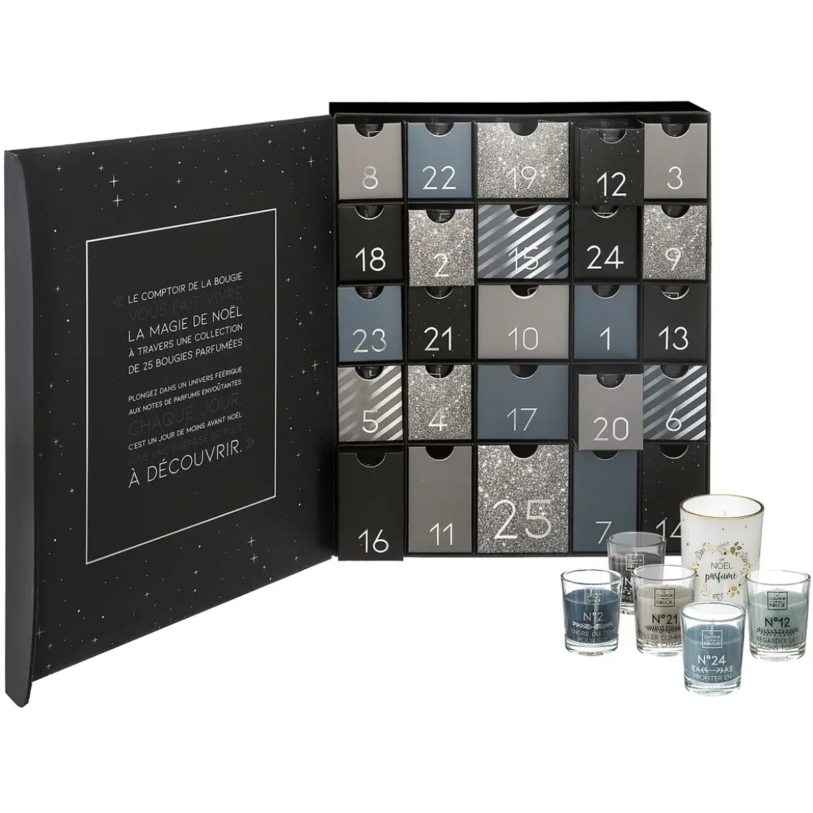 CALENDRIER DE L AVENT AVEC BOUGIES