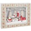 CALENDRIER DE L AVENT AVEC LED 35X27CM