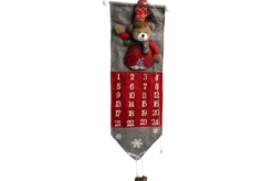 CALENDRIER DE L AVENT OURS LED 21X65CM