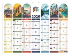 CALENDRIER 2026 GRAND FORMAT 43X55CM