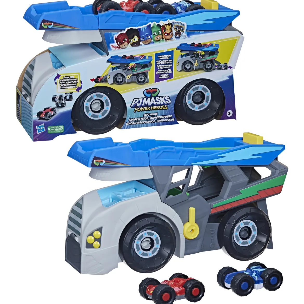 CAMION PYJAMASQUES AVEC LANCEUR BOLIDES