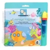 CARNET COLORIAGES MAGIQUES MER AVEC STYLO A EAU X10 PAGES