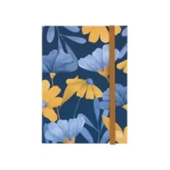CARNET DE NOTES A6 LIGNES ELASTIQUE DE FERMETURE