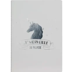 CARNET DE NOTES 40 PAGES LICORNE