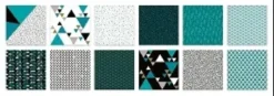 CARNET ORIGAMI AVEC FOIL 15.2X15.2CM GRAPHIQUE X24 FEUILLES