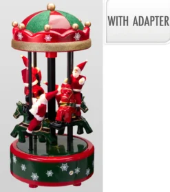 CARROUSEL PERE NOEL H.60CM
