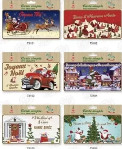CARTE SIMPLE NOEL