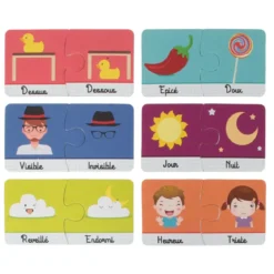 CARTE EDUCATIVE J APPRENDS LES CONTRAIRES X30