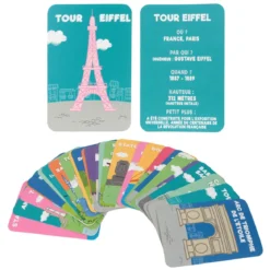 CARTE EDUCATIVE J APPRENDS LES MONUMENTS X30 PIECES