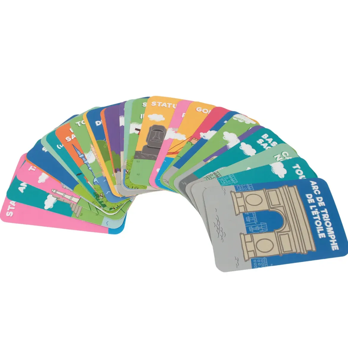 CARTE EDUCATIVE J APPRENDS LES MONUMENTS X30 PIECES