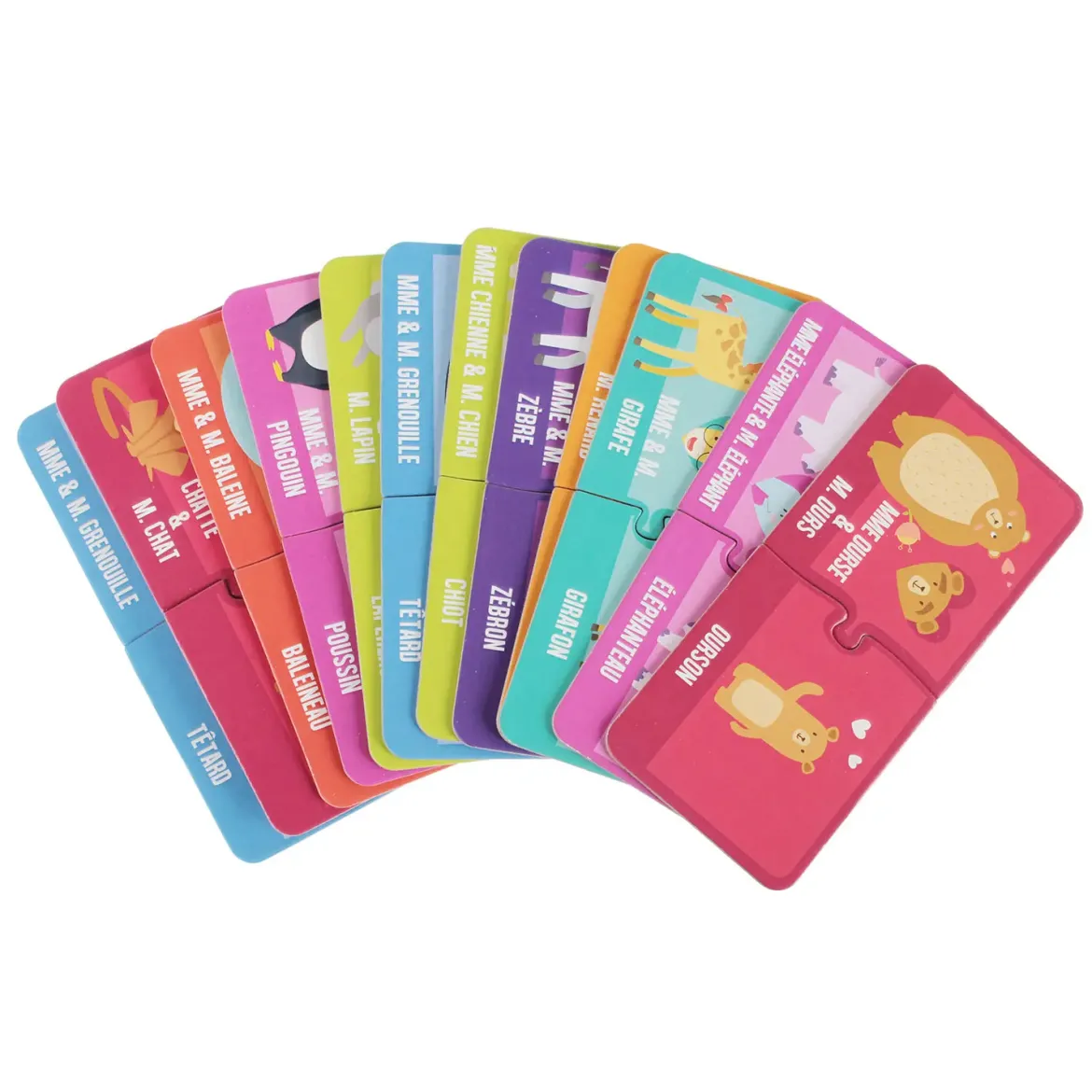 CARTE EDUCATIVE J APPRENDS LES ANIMAUX X30