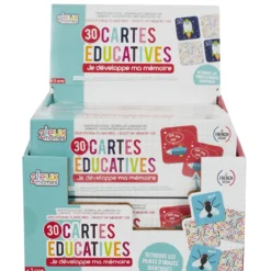 CARTE EDUCATIVE JE DEVELOPPE MA MEMOIRE X30 PIECES