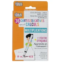 CARTES EDUCATIVES EFFACABLES
