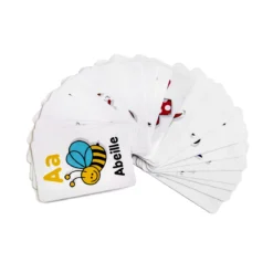 CARTES EDUCATIVES MOTS 8X12CM BLANC