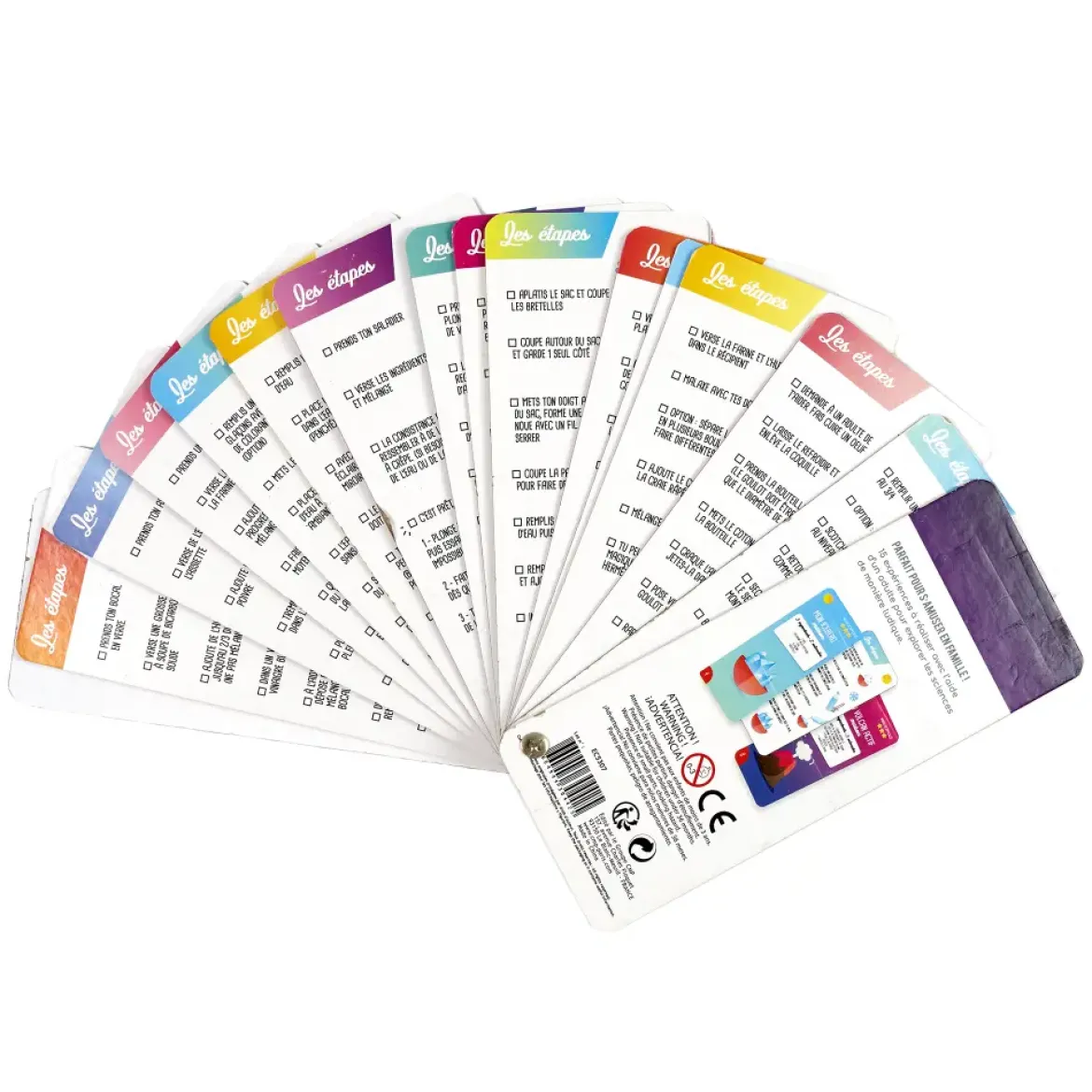CARTES EDUCATIVES RECETTES DU SCIENTIFIQUE