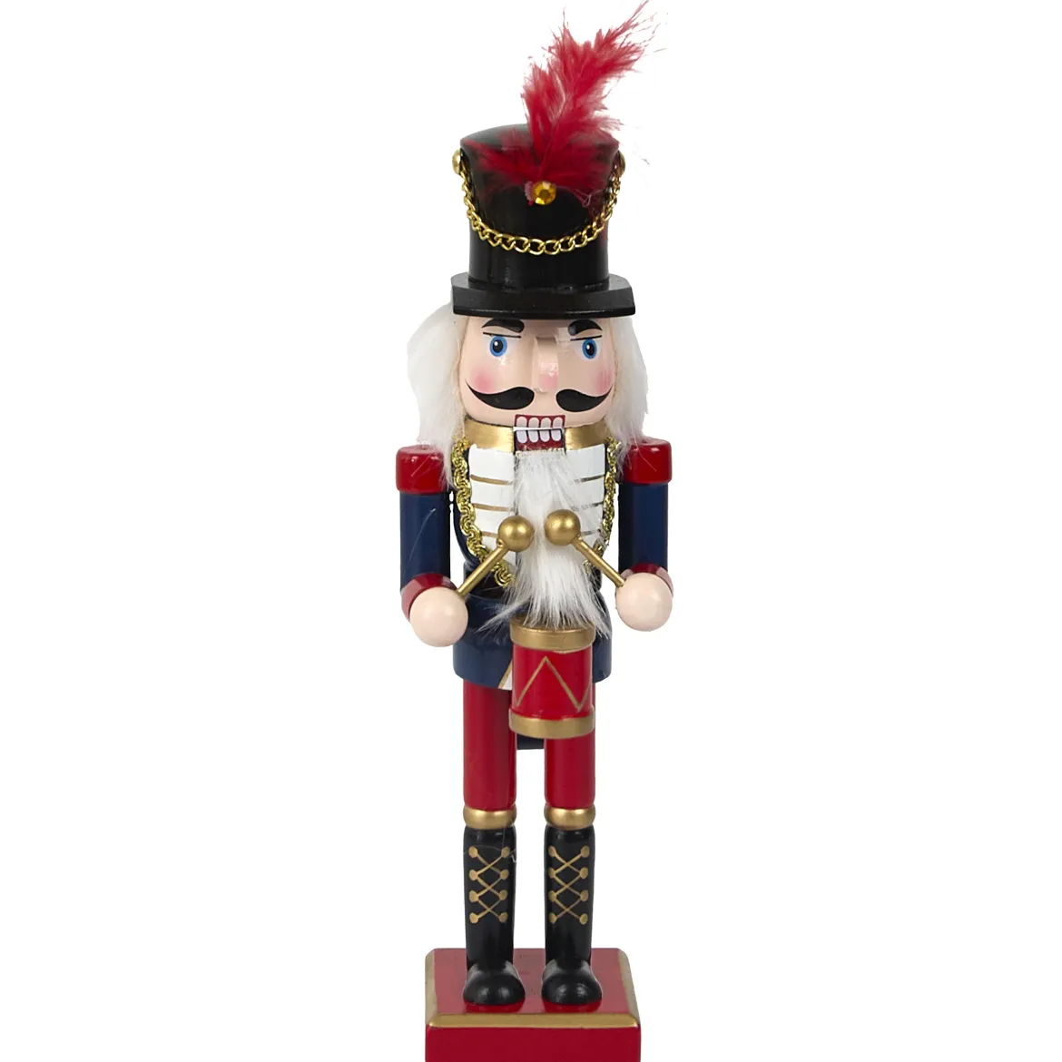 CASSE NOISETTE BLEU ET ROUGE H.25CM