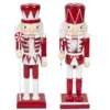 CASSE NOISETTE CONFISERIE ROUGE ET BLANC H.25CM