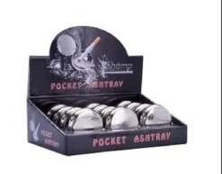 CENDRIER DE POCHE CHAMP METAL