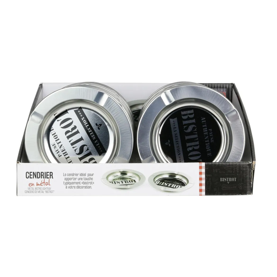 CENDRIER METAL BISTROT