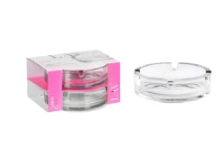 2 CENDRIERS VERRE 10.6CM