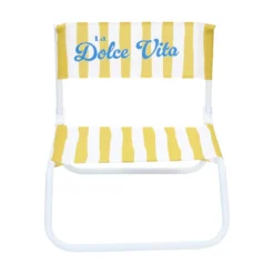 CHAISE DE PLAGE DOS DOLCE VITA JAUNE