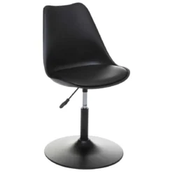 CHAISE DINER AJUSTABLE NOIR AIKO