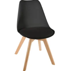 CHAISE DINER NOIR BAYA