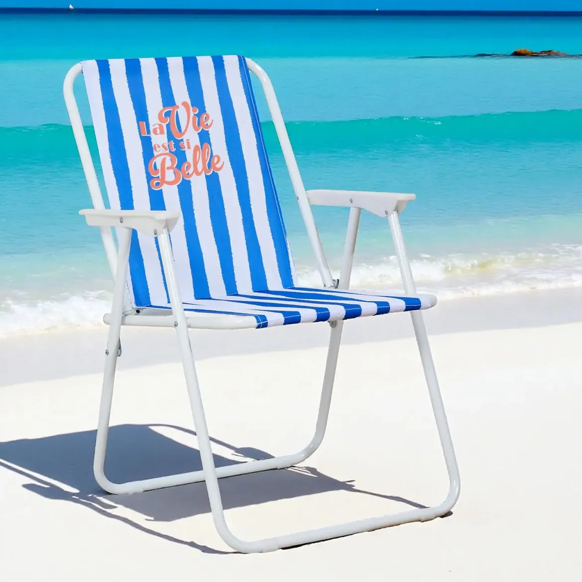 CHAISE PLIANTE DOLCE VITA BLEU