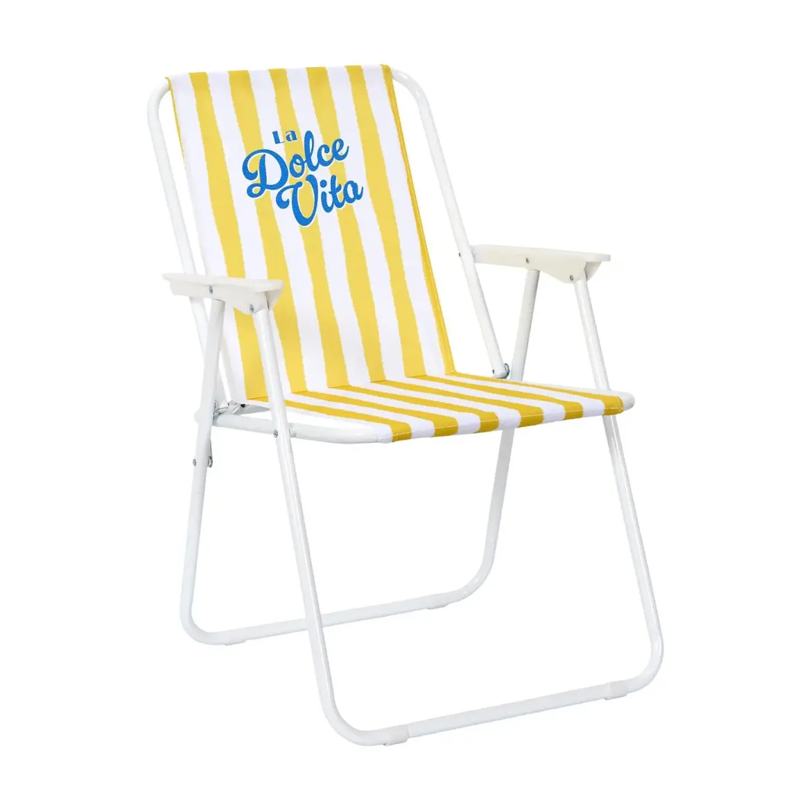CHAISE PLIANTE DOLCE VITA JAUNE