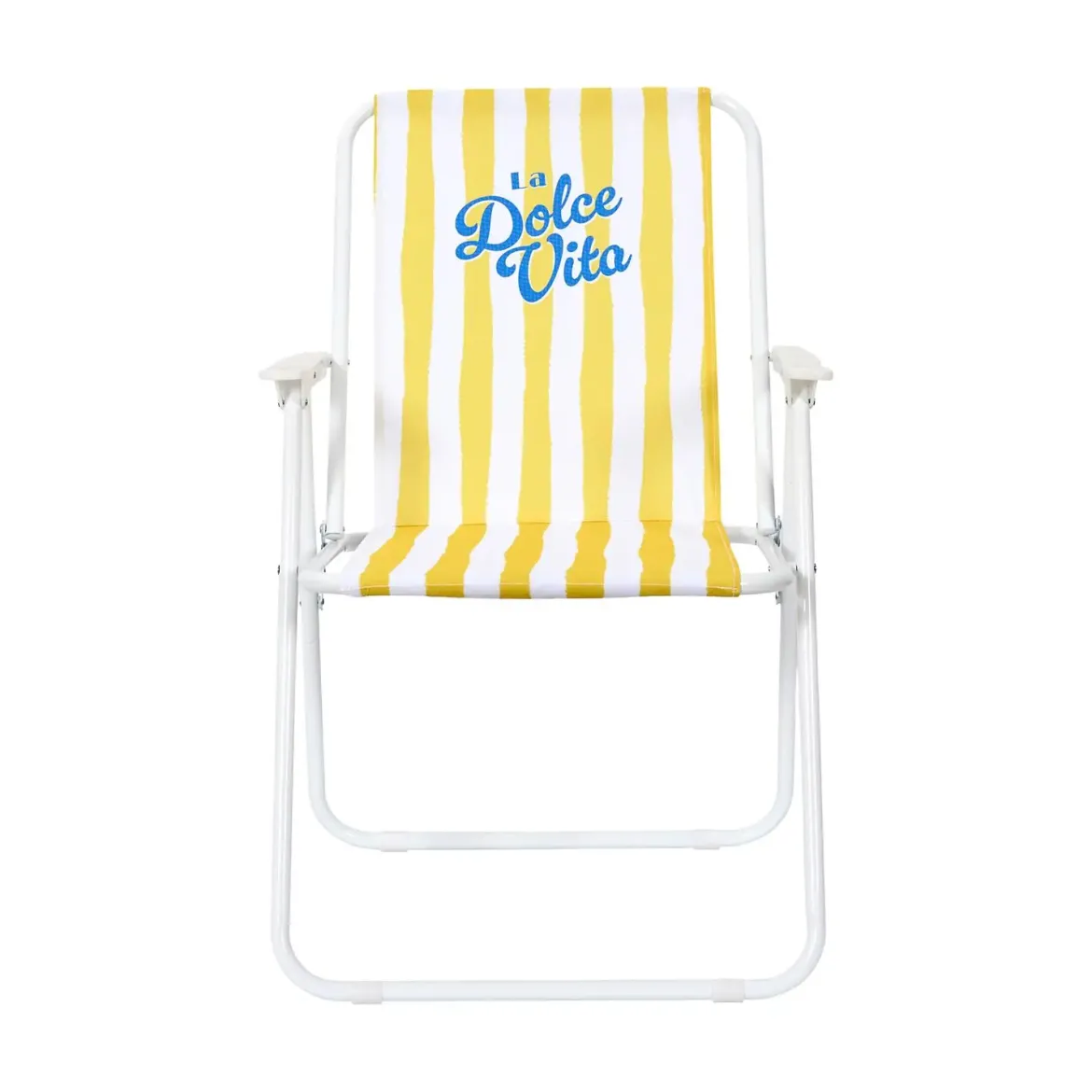 CHAISE PLIANTE DOLCE VITA JAUNE