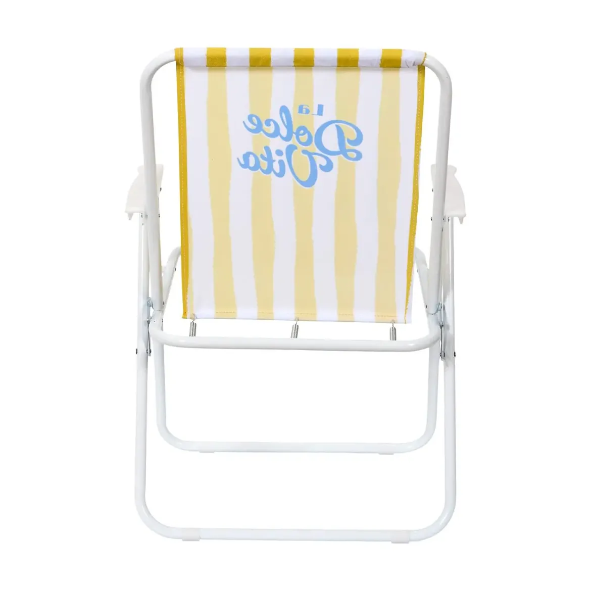 CHAISE PLIANTE DOLCE VITA JAUNE