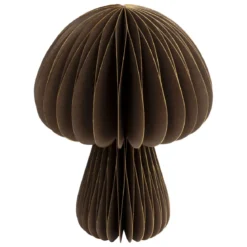CHAMPIGNON PAPIER MARRON H.25CM