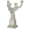CHANDELIER 4 BRANCHES TETE CERF H.21CM