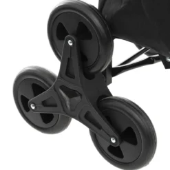 CHARIOT 6 ROUES METAL NOIR NOMADE