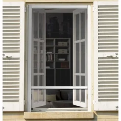 CHASSIS MOUSTIQUAIRE PVC 80X100 BLANC