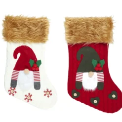 CHAUSSETTES NOEL PERE NOEL LUTIN H.43CM